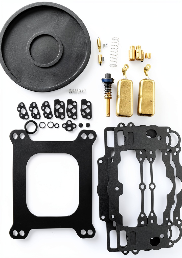 Installing NFSpeeding Carburetor Rebuild Kit Edelbrock 1400 Performance on a wooden desk