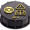 ApplianPar Black Master Cylinder Cap for Pontiac Solstice-0