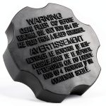 SWQS Brake Master Cylinder Cap Black Plastic-0
