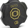 Dot3 Brake Fluid Cap JUWEVAZU Black Cylinder-0