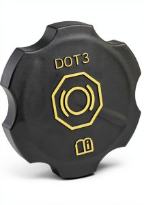 Dot3 Brake Fluid Cap JUWEVAZU Black Cylinder-0