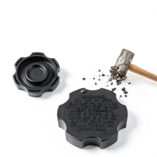 Brake Fluid Cap OFBAND ABS Black Master Cylinder-2