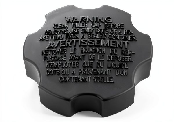 Brake Fluid Cap OFBAND ABS Black Master Cylinder-0