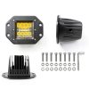 Nilight ZH413 Flush Mount Light Pods 12V 42W Aluminum White-1