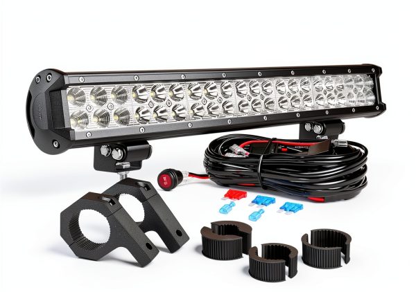 LED Light Bar Nilight ZH063 126W White Aluminum Waterproof Bar-0