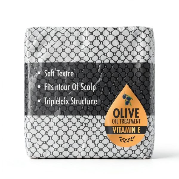 DONNA Deluxe Soft Weaving Net Olive Oil Vitamin E Hair Net 17.5×26in-1